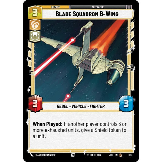 Blade Squadron B-Wing, C, JTL 697) Foil, Star Wars Unlimited