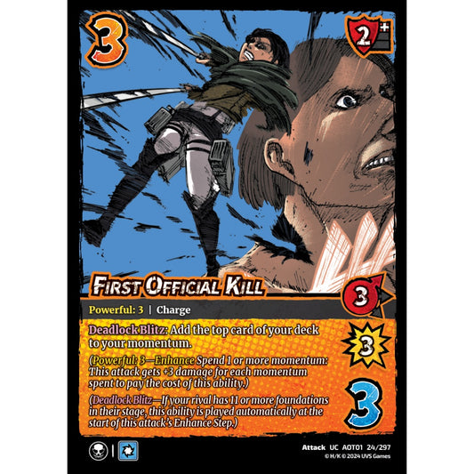 First Official Kill, 24/297, UC, UniVersus, Attack on Titan: Battle for Humanity