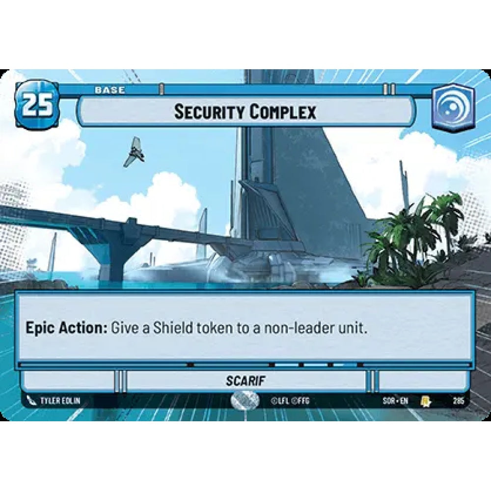 Security Complex, 285, R, Star Wars Unlimited, Sparks Of Rebellion