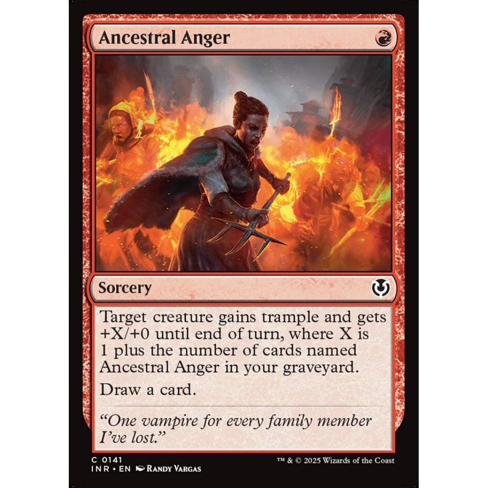 Ancestral Anger, 141, common, Magic: The Gathering, Innistrad Remastered