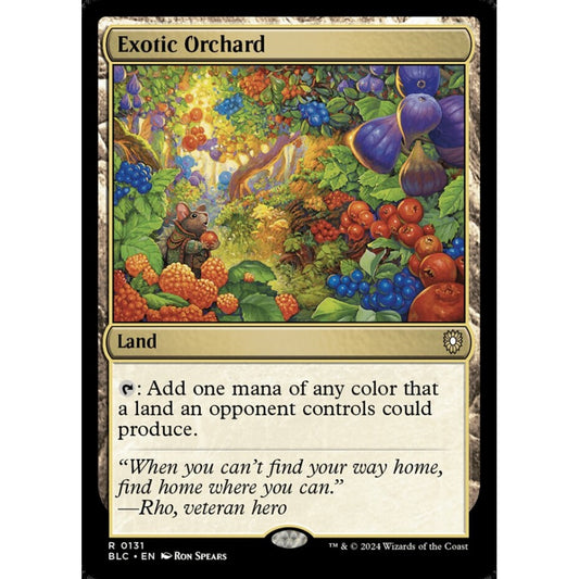 Exotic Orchard, 131, rare, Magic: The Gathering, Bloomburrow