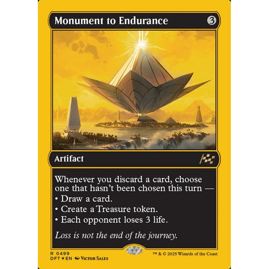 Monument to Endurance, 499, rare, Magic: The Gathering, Aetherdrift
