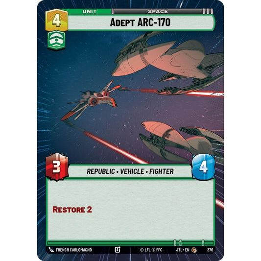Adept ARC-170, C, JTL 376) Hyperspace, Star Wars Unlimited