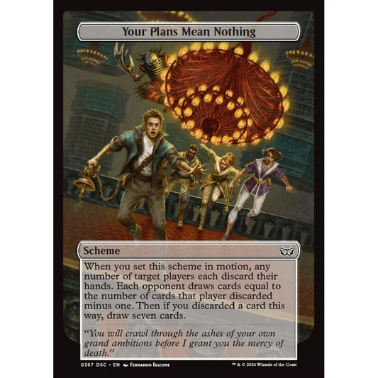 Your Plans Mean Nothing, 367, common, Magic: The Gathering, Duskmourn: House of Horror