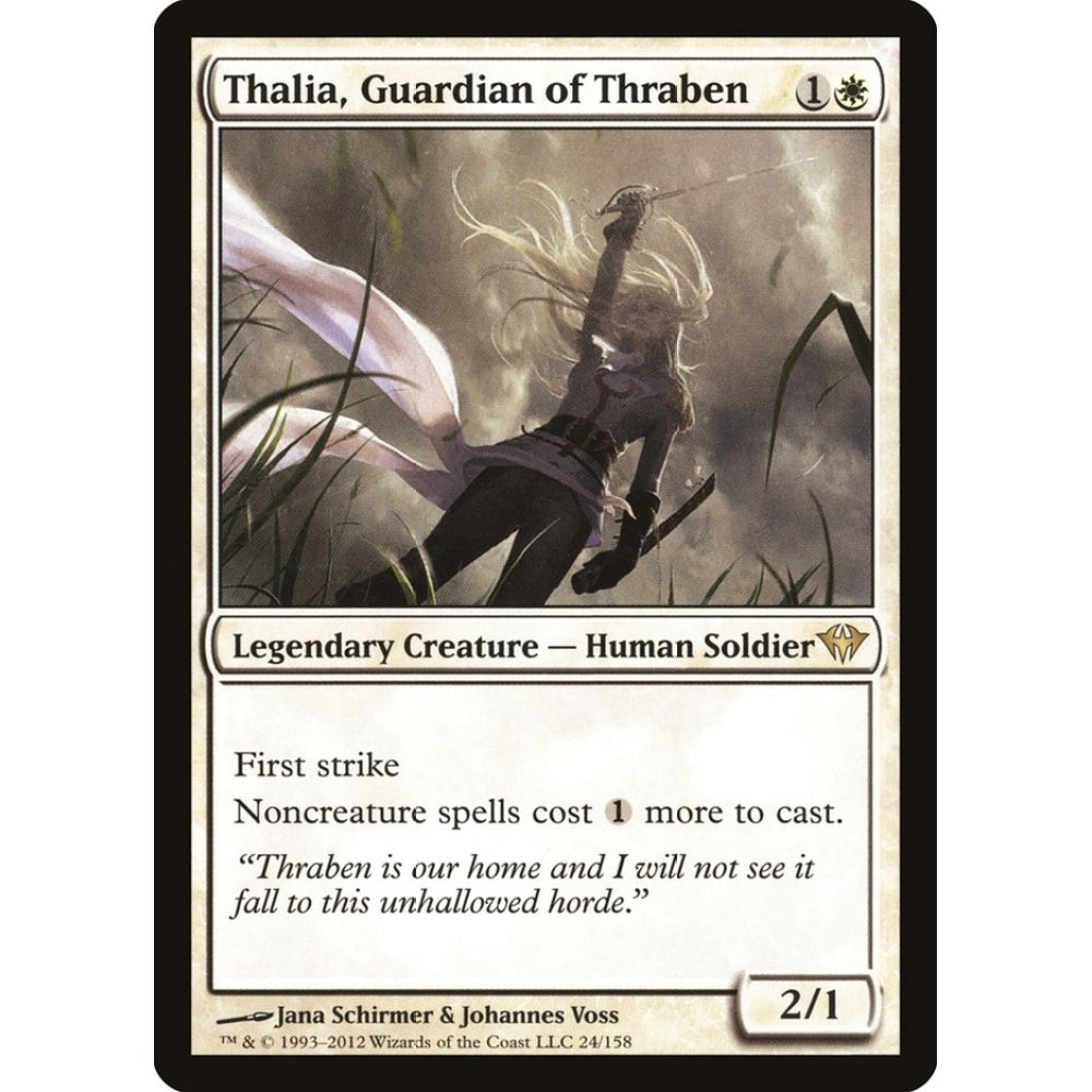 Thalia, Guardian of Thraben rare 24 Magic the Gathering Dark Ascension