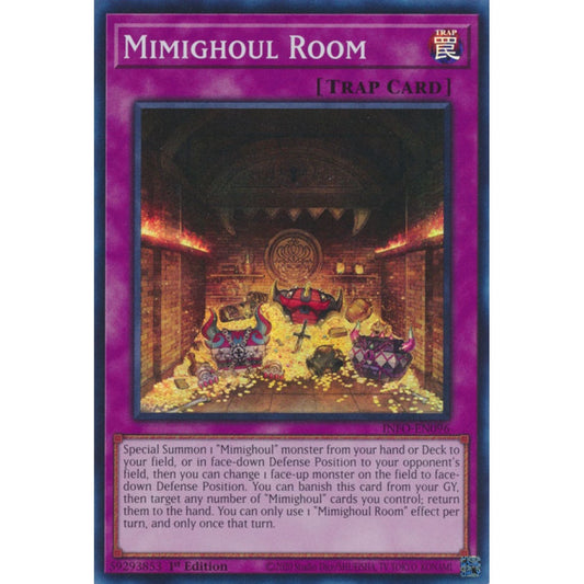 Mimighoul Room INFO-EN096 Super Super Rare Yu-Gi-Oh The Infinite Forbidden in Art