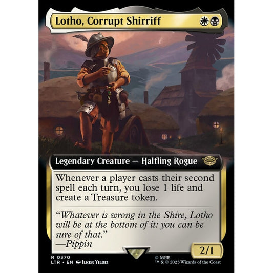 Lotho, Corrupt Shirriff, rare, 370, Magic the Gathering, The Lord of the Rings: Tales of Middle-earth