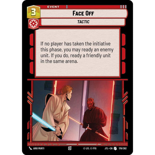 Face Off, U, JTL 178), Star Wars Unlimited