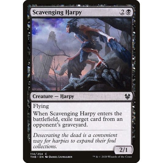 Scavenging Harpy common 114 Magic the Gathering Theros Beyond Death