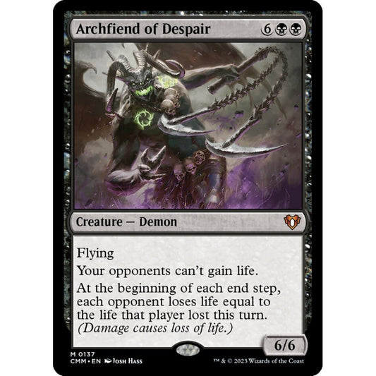 Archfiend of Despair mythic 137 Magic the Gathering Commander Masters