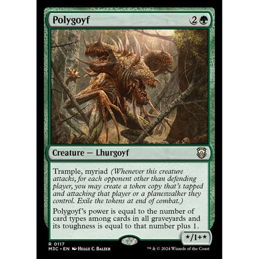 Polygoyf, 117, rare, Magic: The Gathering, Modern Horizons 3