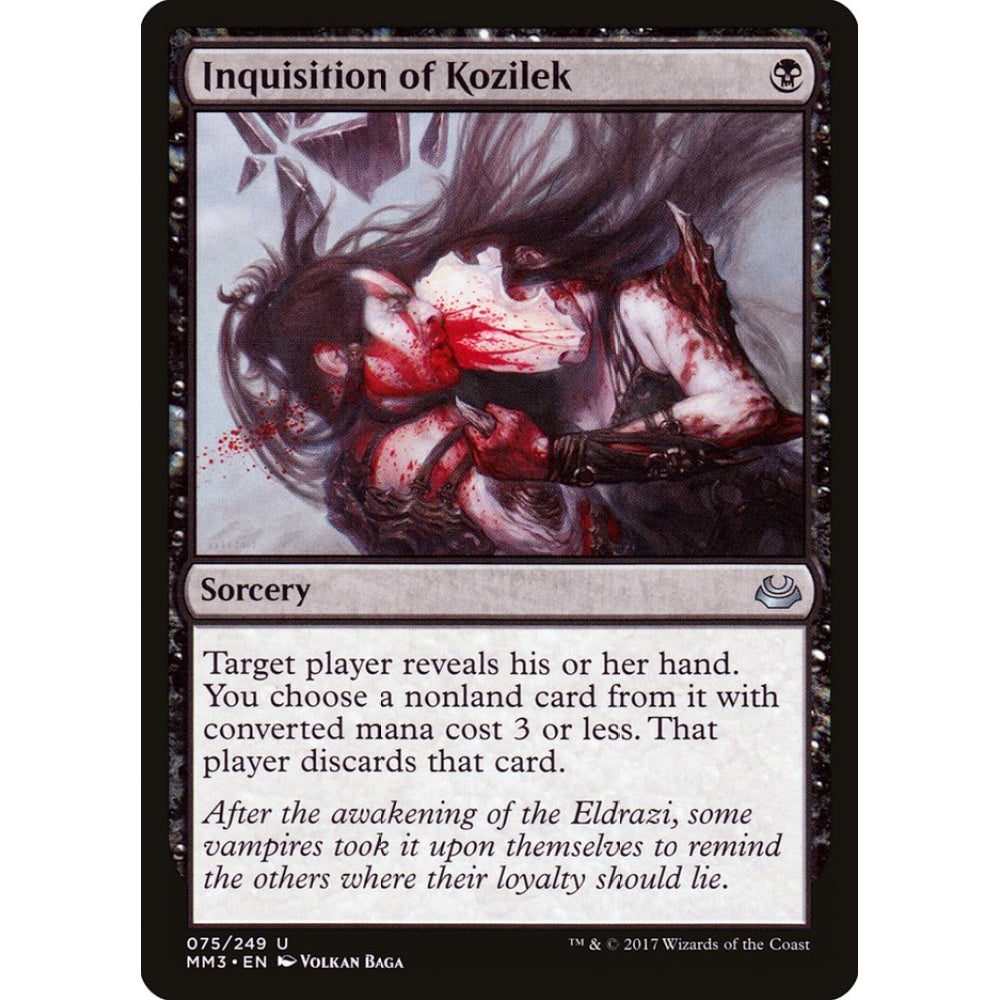 Inquisition of Kozilek uncommon 75 Magic the Gathering Modern Masters 2017