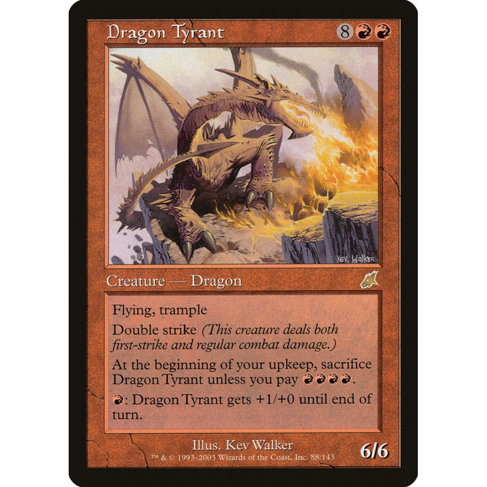 Dragon Tyrant rare 88 Magic the Gathering Scourge