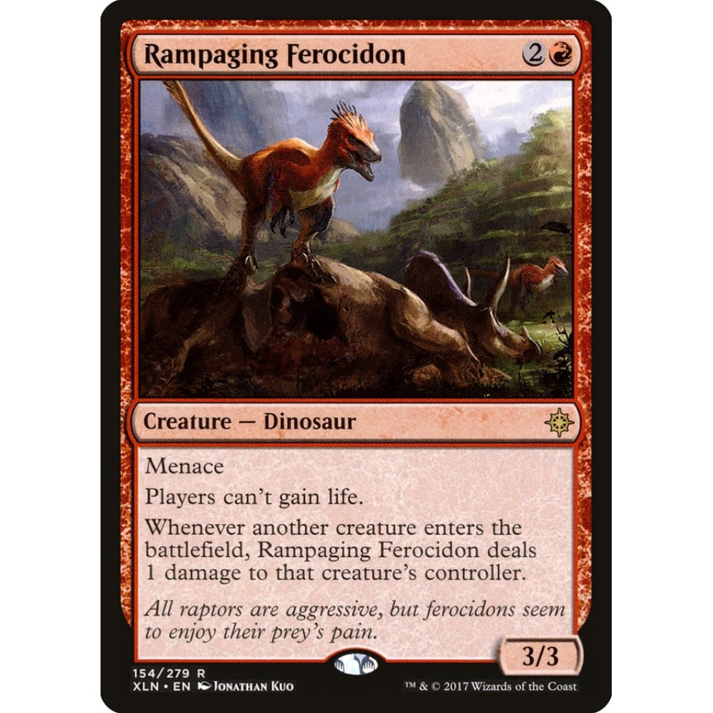Rampaging Ferocidon rare 154 Magic the Gathering Ixalan