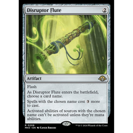 Disruptor Flute, 209, rare, Magic: The Gathering, Modern Horizons 3