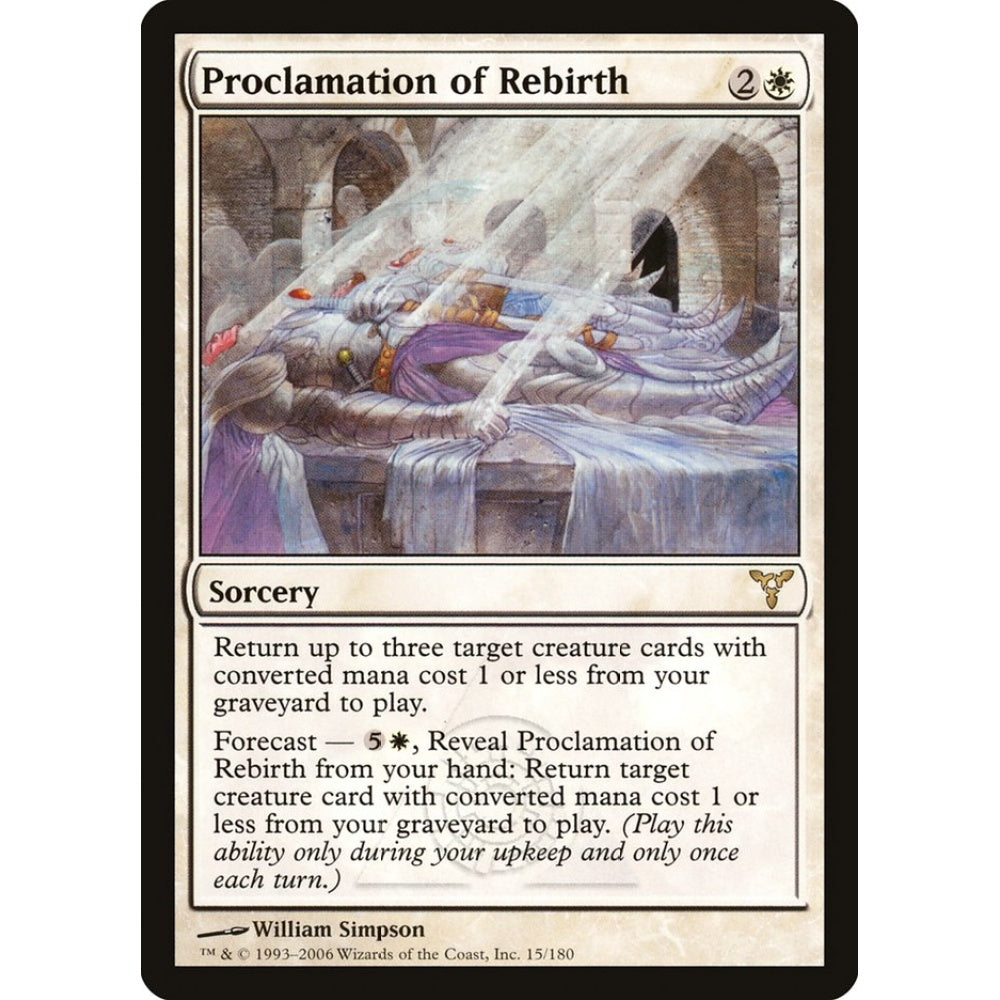 Proclamation of Rebirth rare 15 Magic the Gathering Dissension