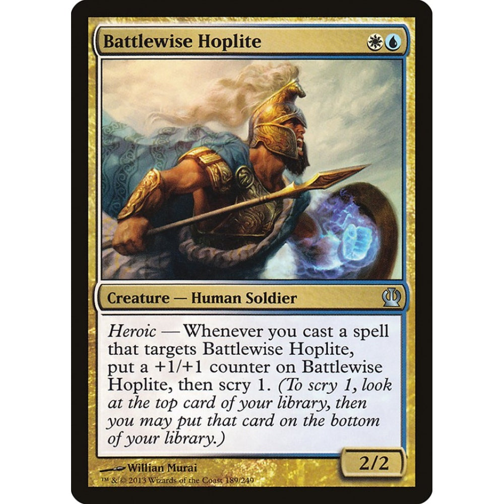 Battlewise Hoplite uncommon 189 Magic the Gathering Theros