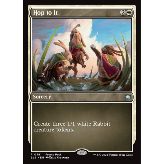 Hop to It, 381, uncommon, Magic: The Gathering, Bloomburrow