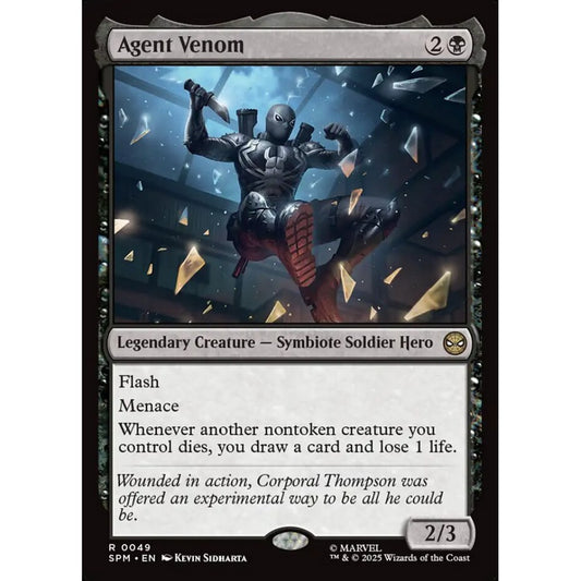 Agent Venom rare 49 Magic the Gathering Marvel's Spider-Man