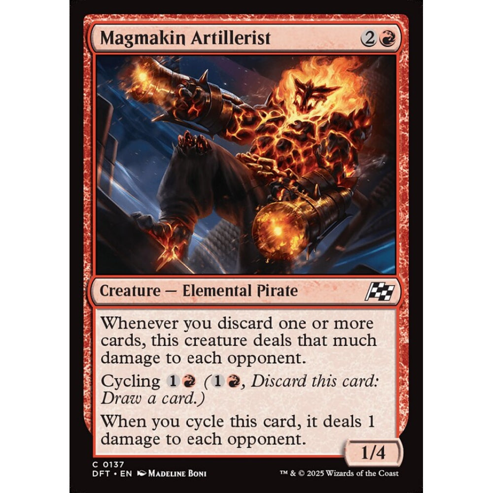 Magmakin Artillerist, 137, common, Magic: The Gathering, Aetherdrift