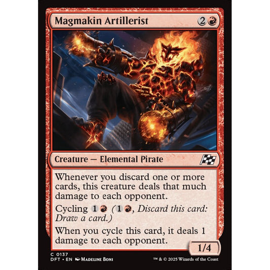 Magmakin Artillerist, 137, common, Magic: The Gathering, Aetherdrift