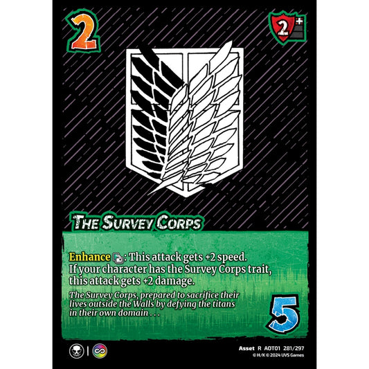 The Survey Corps, 281/297, R, UniVersus, Attack on Titan: Battle for Humanity