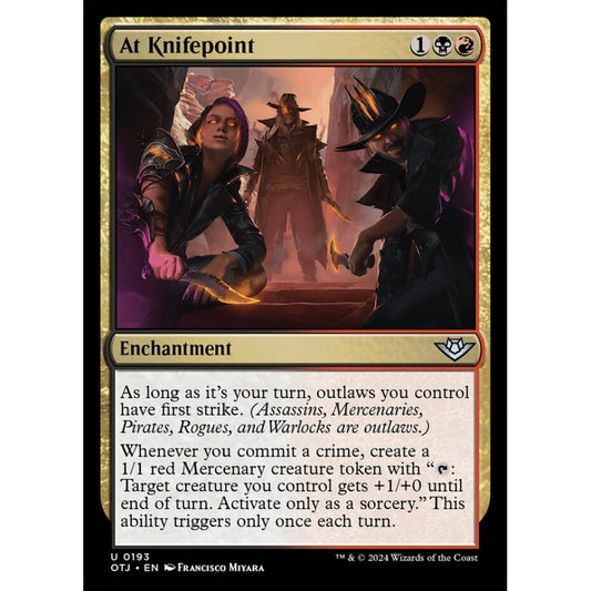 At Knifepoint, 193, uncommon, Magic: The Gathering, Outlaws of Thunder Junction
