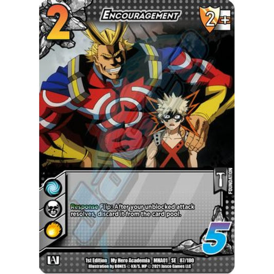 Encouragement, 87/180, SE, UniVersus, MHA01 My Hero Academia