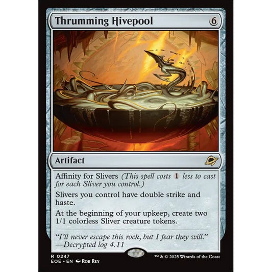 Thrumming Hivepool rare 247 Magic the Gathering Edge of Eternities