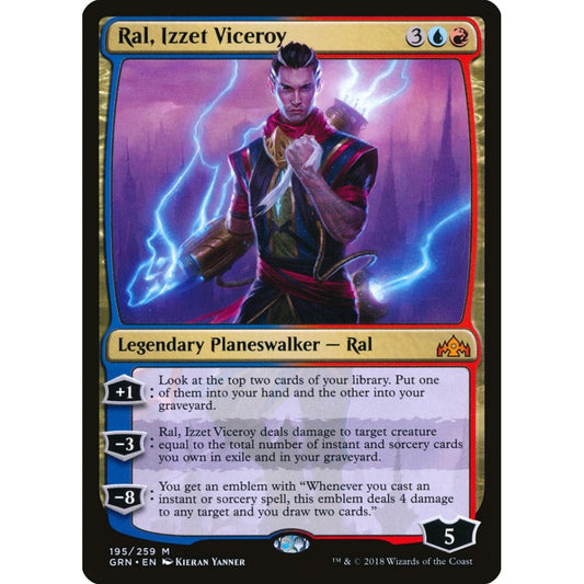 Ral, Izzet Viceroy mythic 195 Magic the Gathering Guilds of Ravnica