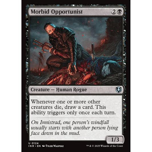 Morbid Opportunist, 124, uncommon, Magic: The Gathering, Innistrad Remastered