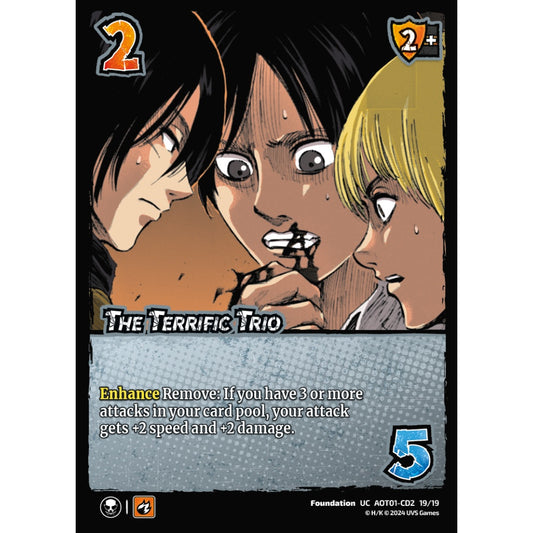 The Terrific Trio, 19/19, UC, UniVersus, Attack on Titan: Battle for Humanity
