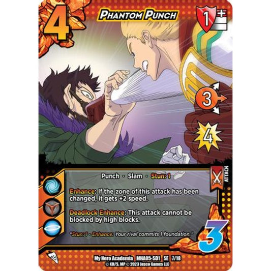 Phantom Punch, 7/18, SE, UniVersus, MHA05 Undaunted Raid