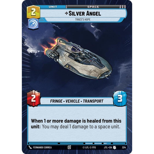 Silver Angel, U, JTL 324) Hyperspace, Star Wars Unlimited