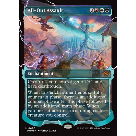 All-Out Assault mythic 405 Magic the Gathering Tarkir: Dragonstorm