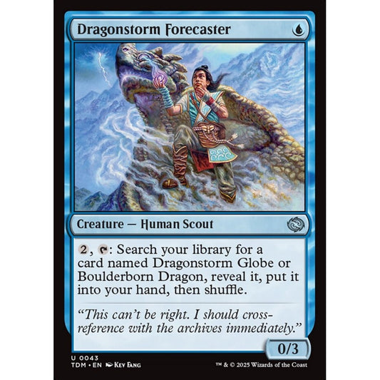Dragonstorm Forecaster uncommon 43 Magic the Gathering Tarkir: Dragonstorm
