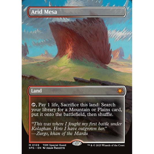 Arid Mesa mythic 109 Magic the Gathering Special Guests