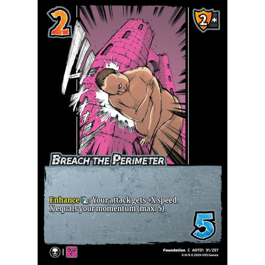 Breach the Perimeter, 91/297, C, UniVersus, Attack on Titan: Battle for Humanity