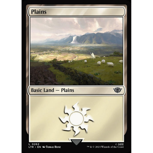Plains, common, 262, Magic the Gathering, The Lord of the Rings: Tales of Middle-earth