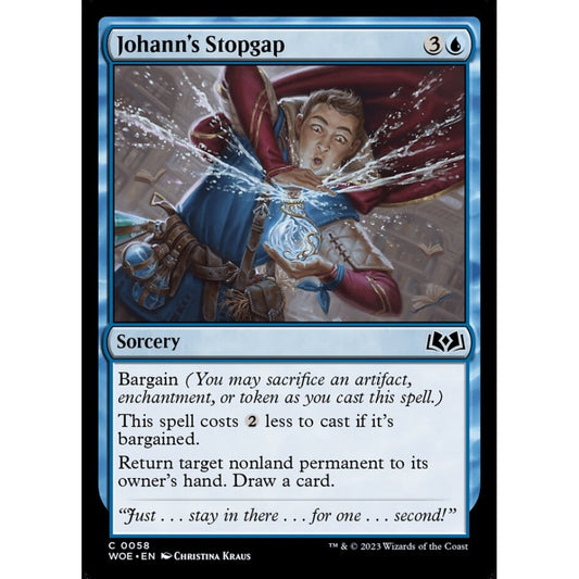 Johann's Stopgap, common, 58, Magic the Gathering, Wilds of Eldraine