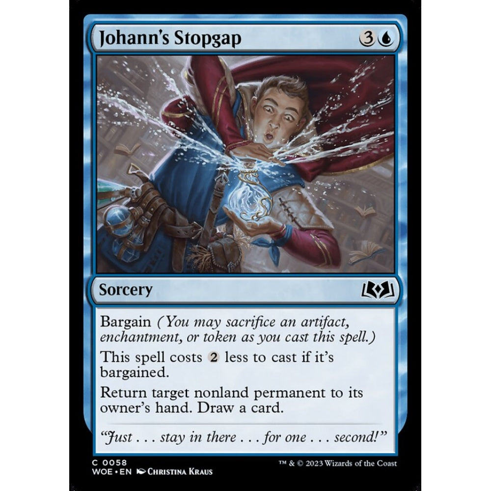 Johann's Stopgap, common, 58, Magic the Gathering, Wilds of Eldraine
