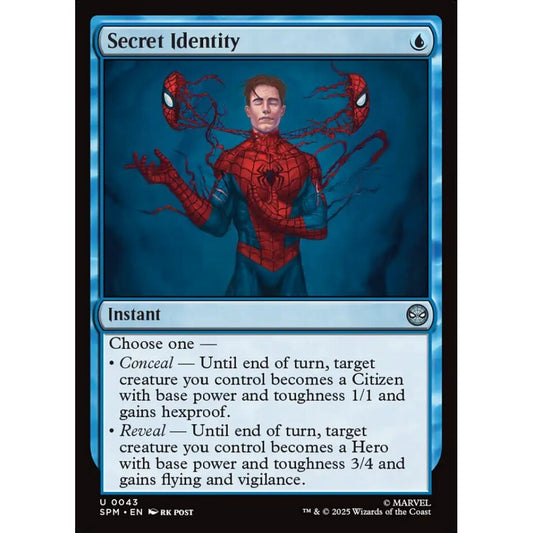 Secret Identity uncommon 43 Magic the Gathering Marvel's Spider-Man