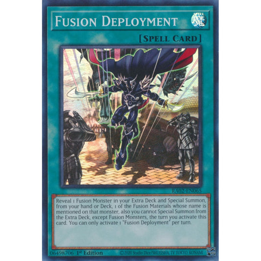 Fusion Deployment RA02-EN065 Super Super Rare Yu-Gi-Oh 25th Anniversary Rarity Collection II in Art
