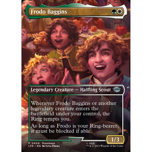 Frodo Baggins, uncommon, 404, Magic the Gathering, The Lord of the Rings: Tales of Middle-earth