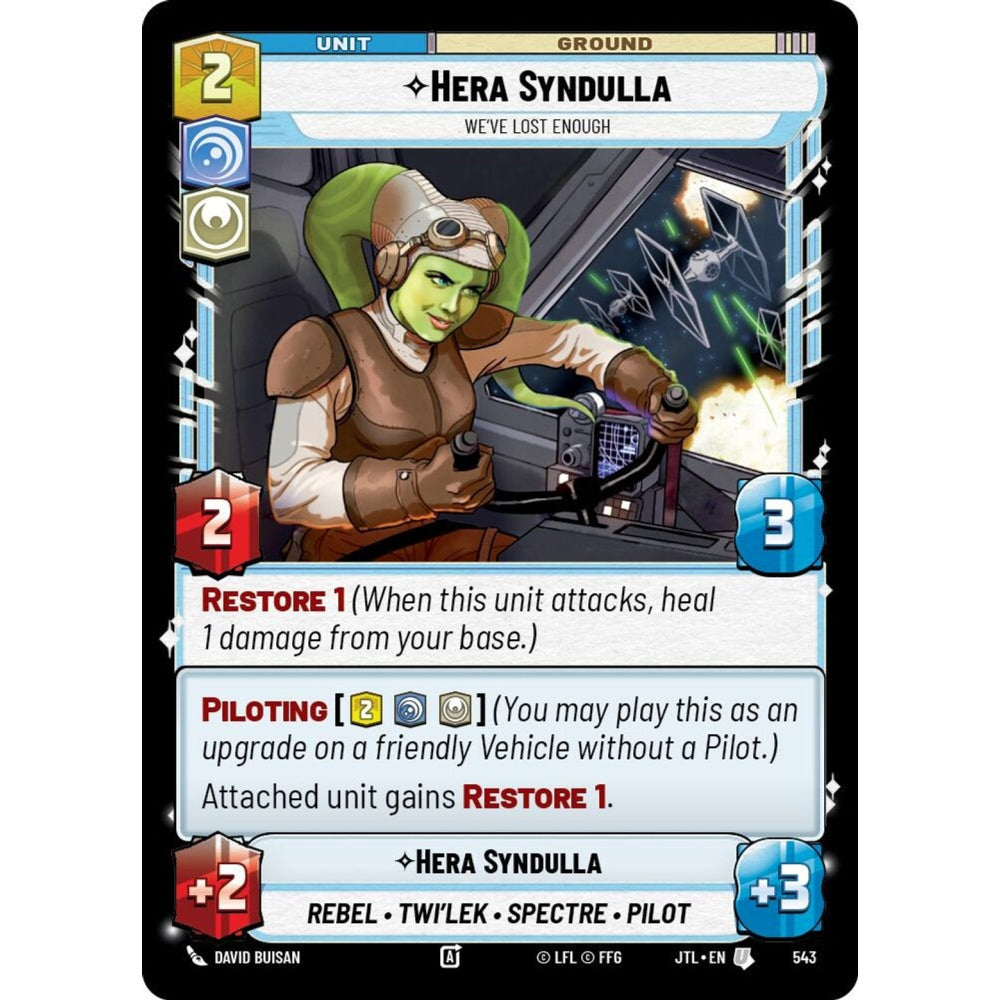 Hera Syndulla, U, JTL 543) Foil, Star Wars Unlimited