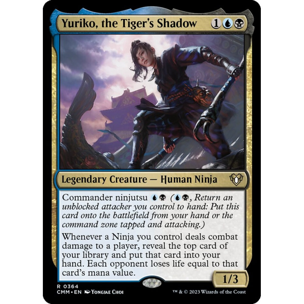 Yuriko, the Tiger's Shadow rare 364 Magic the Gathering Commander Masters