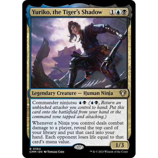 Yuriko, the Tiger's Shadow rare 364 Magic the Gathering Commander Masters