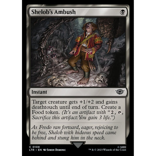 Shelob's Ambush, common, 108, Magic the Gathering, The Lord of the Rings: Tales of Middle-earth