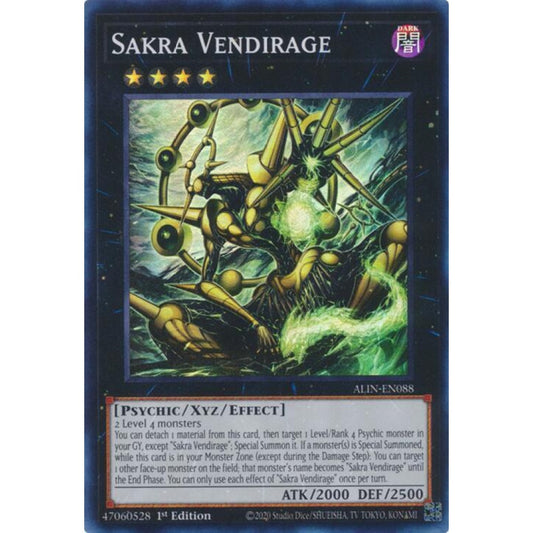 Sakra Vendirage ALIN-EN088 Super Yu-Gi-Oh Alliance Insight