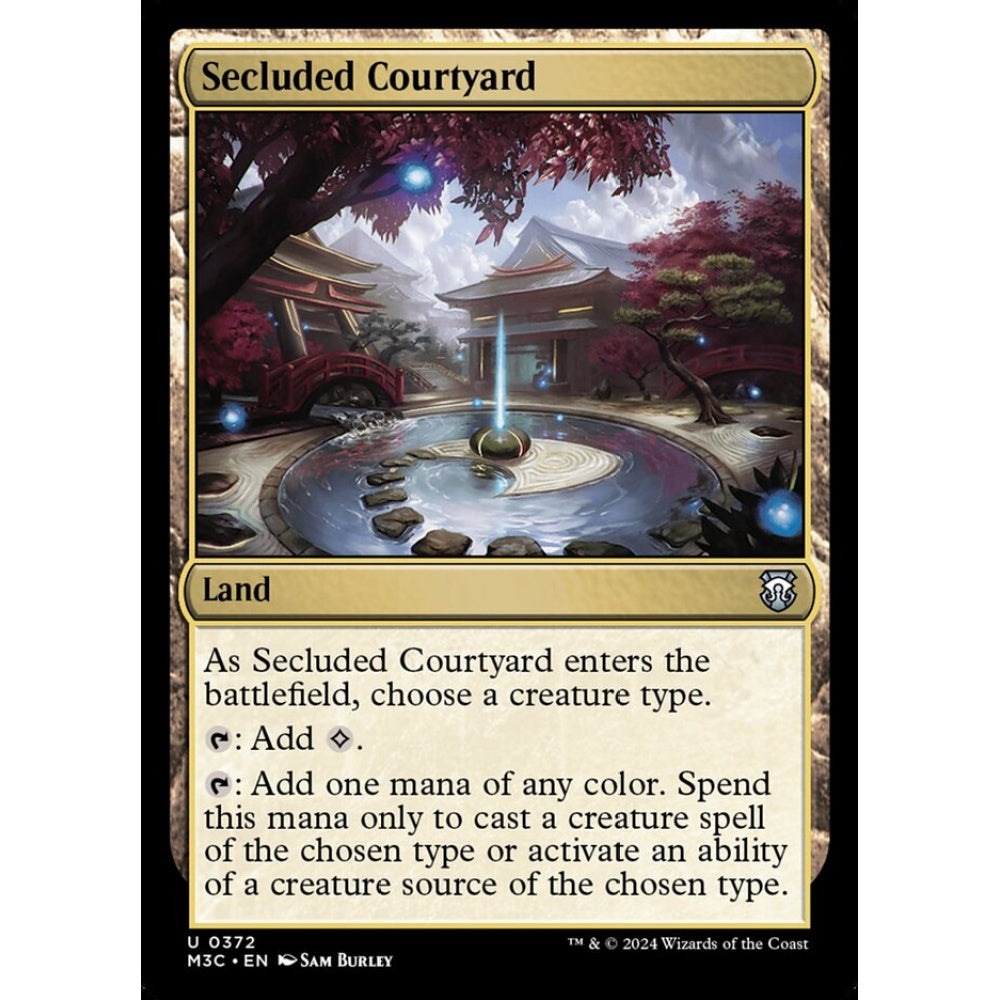 Secluded Courtyard, 372, uncommon, Magic: The Gathering, Modern Horizons 3